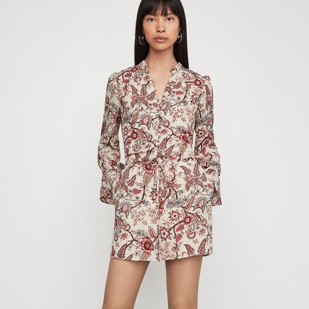 BCBGMaxazria Printed Romper